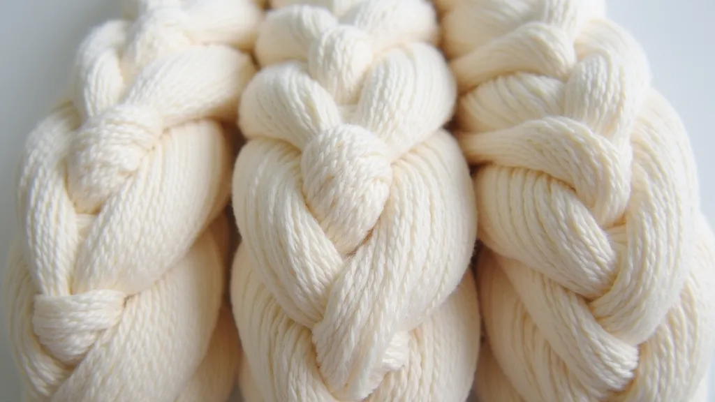 Comparison of cotton macrame cords in different thicknesses