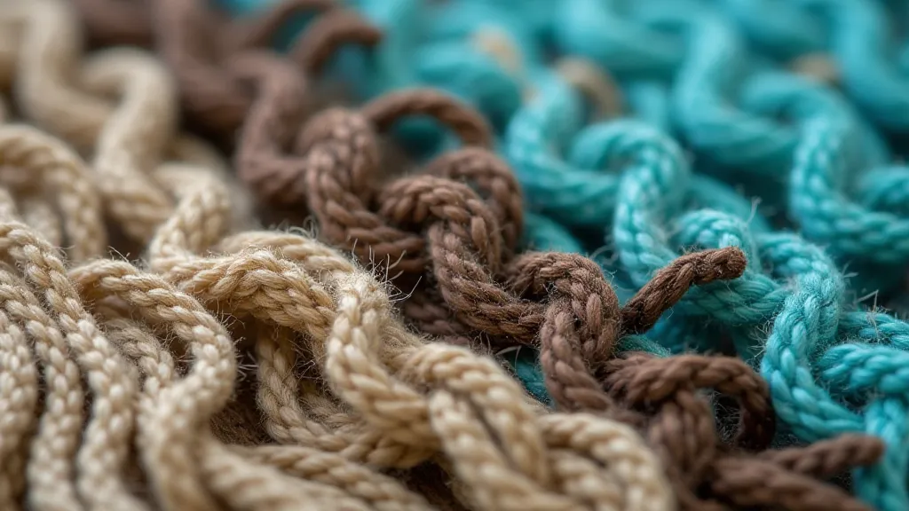 Selection of macrame cord colors