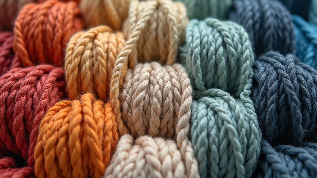 Various spools of macrame cord