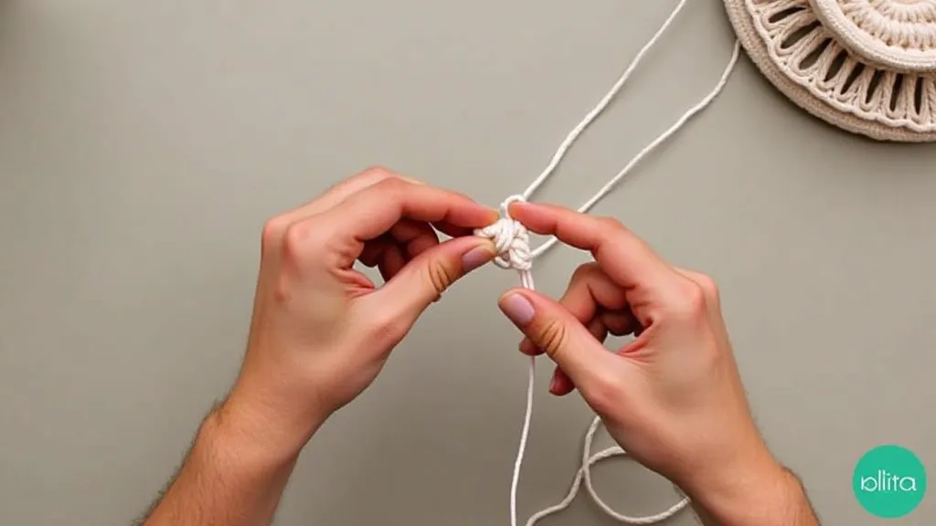 Step-by-step guide to tying a square knot