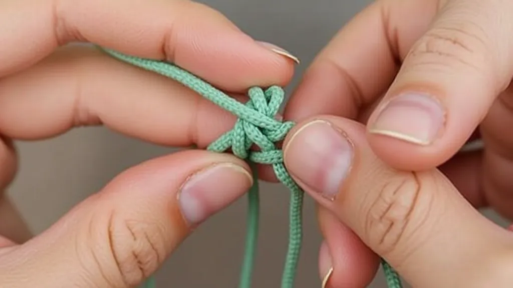 Demonstration of the Square Knot